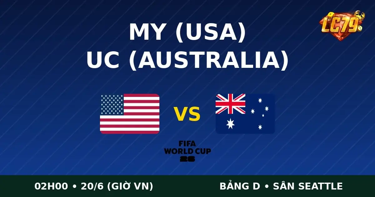Nhận định Mỹ vs Úc World Cup 2026