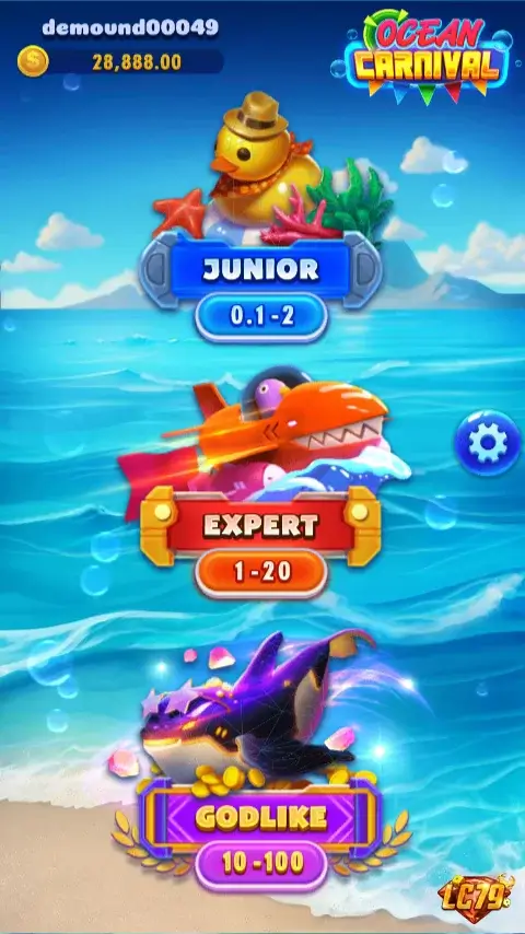 Trải nghiệm Ocean Carnival LC79 — ảnh màn hình