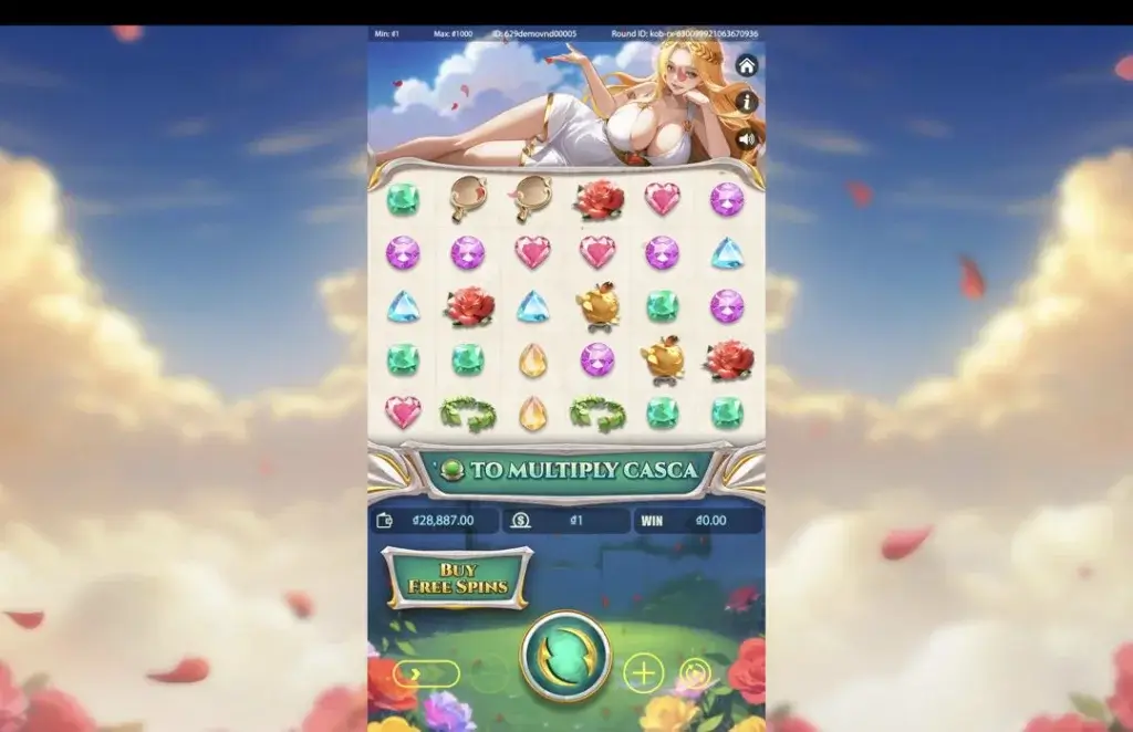 Ảnh giao diện chính game Aphrodite's Blessing (Kingmidas #KM-SLOT-063) (slot) chơi tại LC79