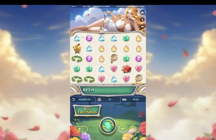 Ảnh bảng biểu tượng & tính năng game Aphrodite's Blessing (Kingmidas #) (slot) chơi tại LC79