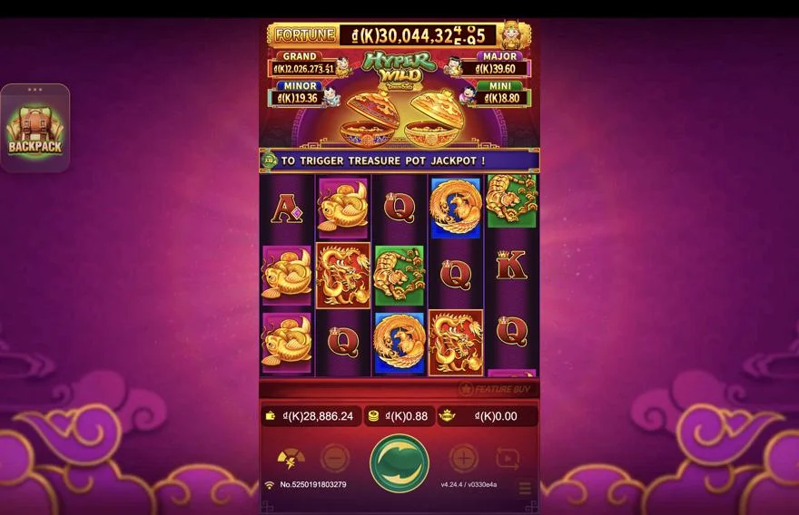 Ảnh màn hình gameplay game cách chơi dragon soar - hyper wild lc79 (slot) chơi tại LC79
