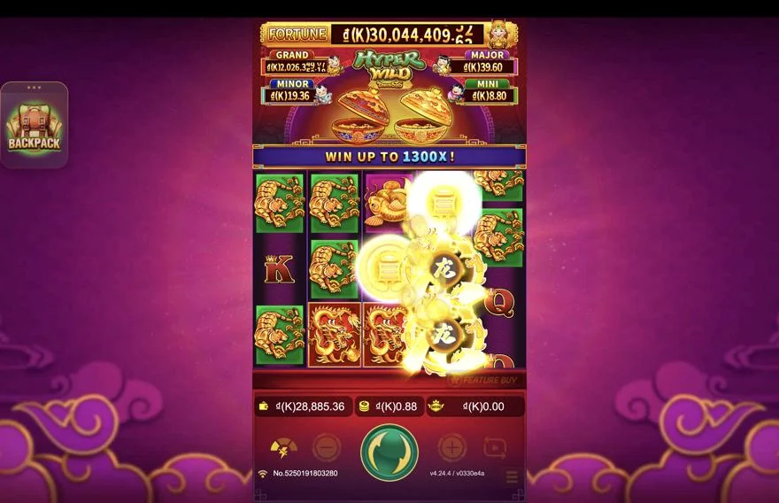 Ảnh bảng biểu tượng & tính năng game cách chơi dragon soar - hyper wild lc79 (slot) chơi tại LC79