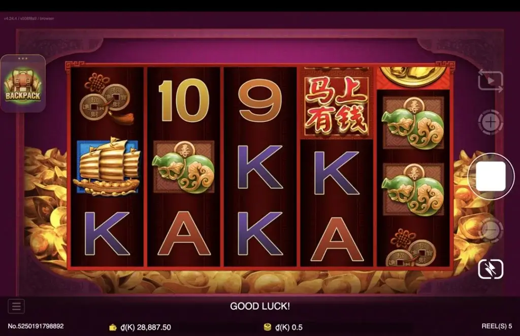 Ảnh giao diện chính game Fortune Horse (slot JDB) chơi tại LC79