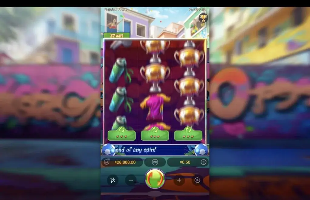 Ảnh giao diện chính game Futebol Fever (slot PG) chơi tại LC79