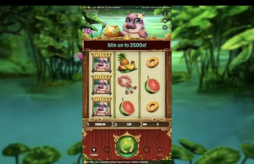 Ảnh màn hình gameplay game Hippo Splash (Kingmidas #) (slot) chơi tại LC79