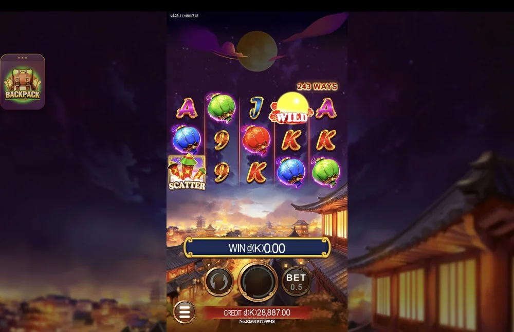 Ảnh màn hình gameplay game LanternWealth (slot JDB) chơi tại LC79