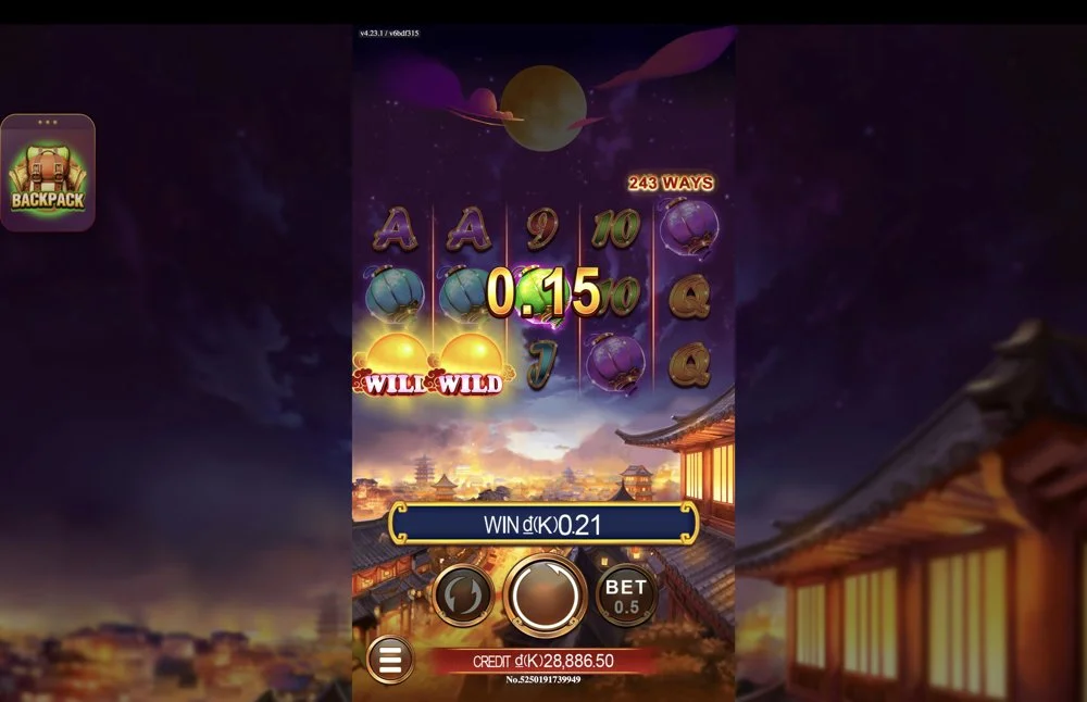 Ảnh bảng biểu tượng & tính năng game LanternWealth (slot JDB) chơi tại LC79