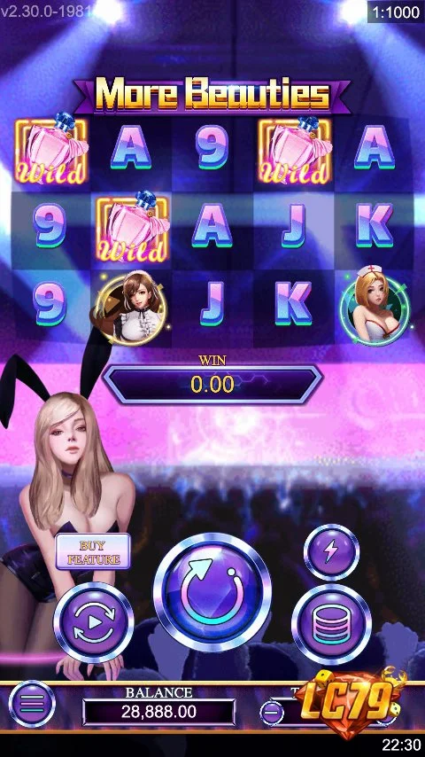 Ảnh bảng biểu tượng & tính năng game More Beauties (slot DRAGOONSOFT) chơi tại LC79