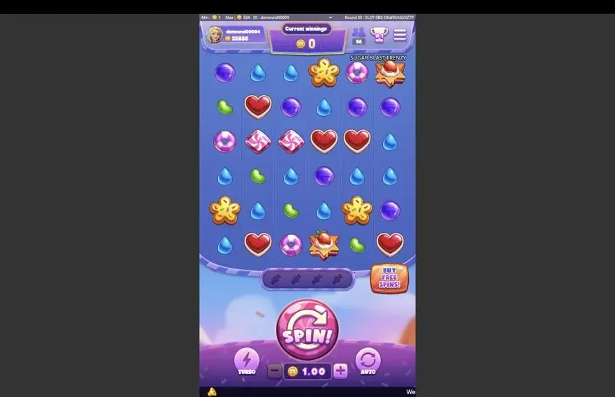 Ảnh màn hình gameplay game Sugar Blast (Kingmidas #) (slot) chơi tại LC79