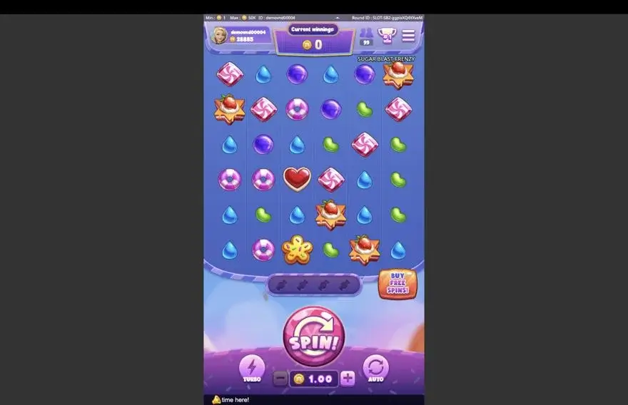 Ảnh bảng biểu tượng & tính năng game Sugar Blast (Kingmidas #) (slot) chơi tại LC79