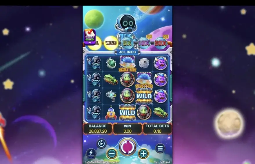 Ảnh màn hình gameplay game cách chơi war of the universe lc79 (slot) chơi tại LC79