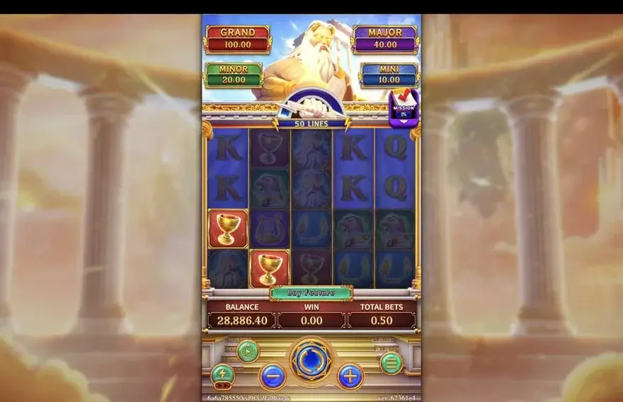Ảnh bảng biểu tượng & tính năng game cách chơi zeus lc79 (slot) chơi tại LC79