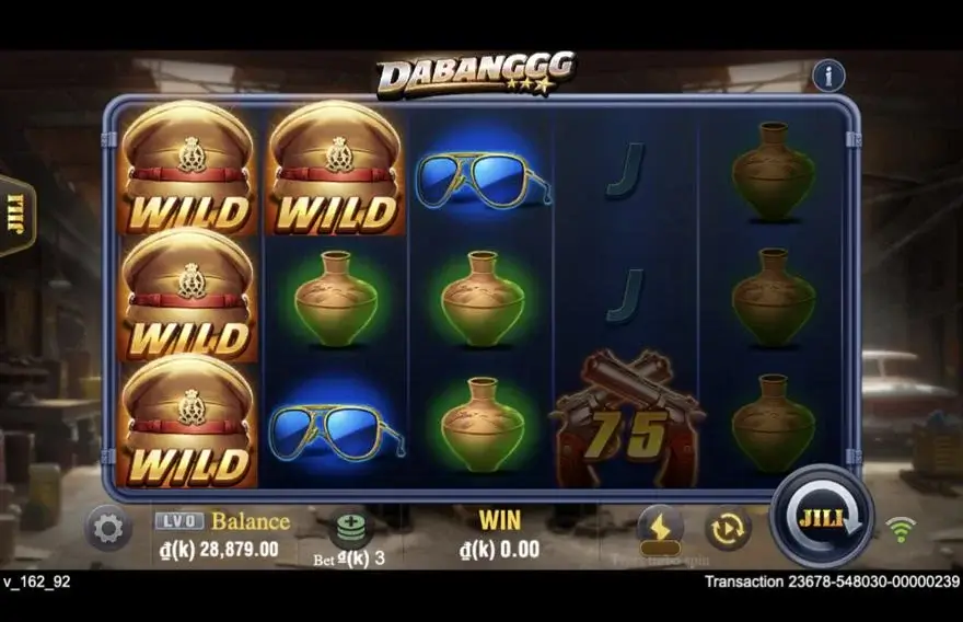 Ảnh bảng biểu tượng & tính năng game Dabanggg (slot JILI) chơi tại LC79