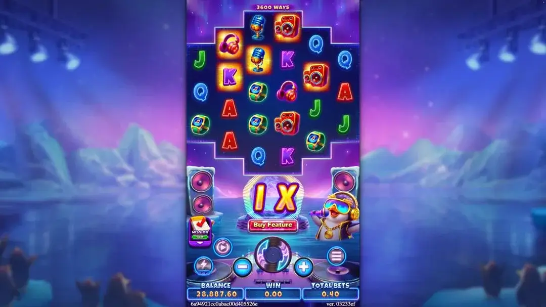 Ảnh giao diện chính game DJ BOOM BOOM (slot FC) chơi tại LC79