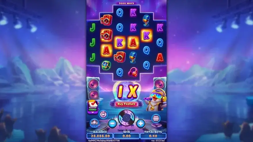 Ảnh bảng biểu tượng & tính năng game DJ BOOM BOOM (slot FC) chơi tại LC79