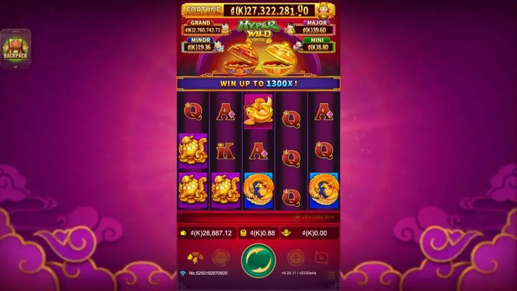 Ảnh giao diện chính game Dragon Soar - Hyper Wild (slot JDB) chơi tại LC79