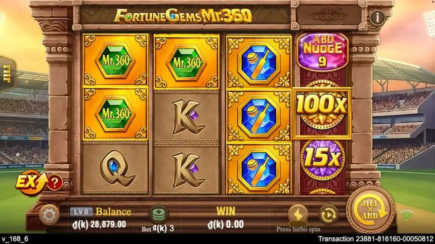 Ảnh bảng biểu tượng & tính năng game Fortune Gems Legend (slot JILI) chơi tại LC79