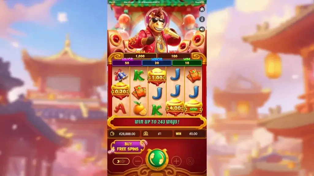 Ảnh giao diện chính game Golden Fortune Horse (Kingmidas #KM-SLOT-044) (slot) chơi tại LC79