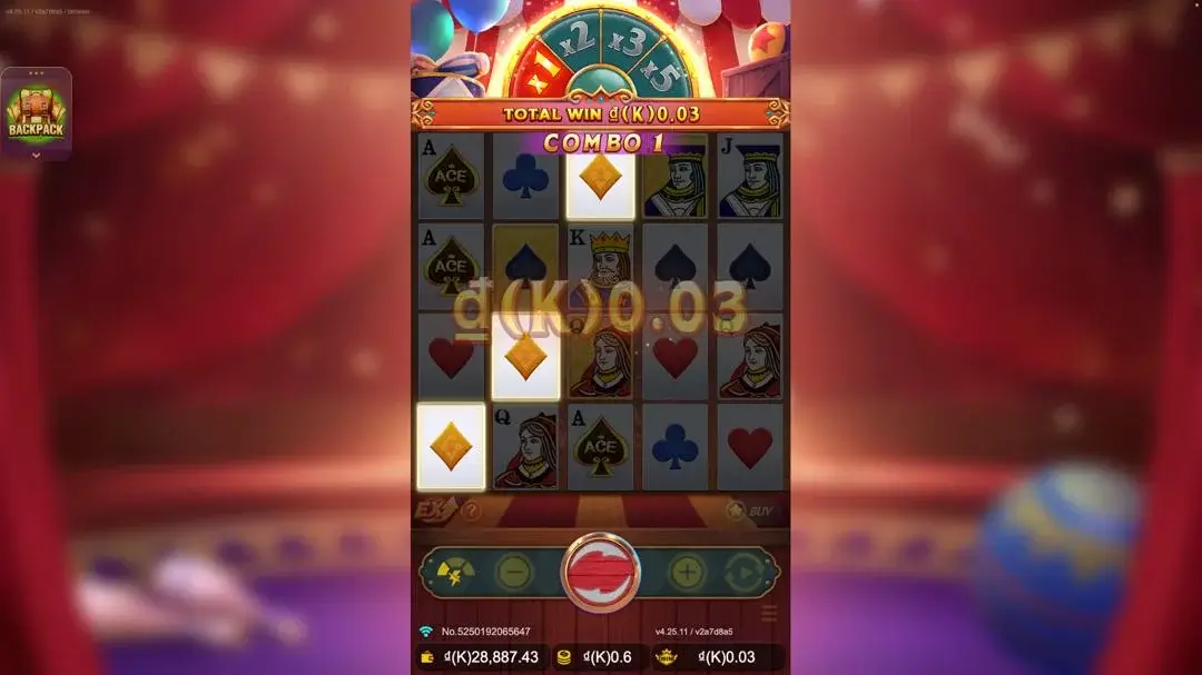 Ảnh giao diện chính game Magic Ace WILD LOCK (slot JDB) chơi tại LC79