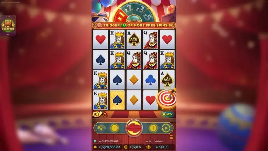 Ảnh màn hình gameplay game Magic Ace WILD LOCK (slot JDB) chơi tại LC79