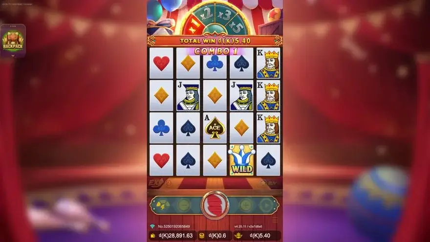 Ảnh bảng biểu tượng & tính năng game Magic Ace WILD LOCK (slot JDB) chơi tại LC79