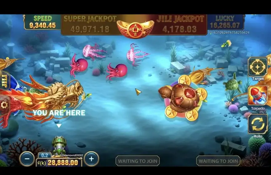 Ảnh màn hình gameplay game Magic Lamp (slot JILI) chơi tại LC79
