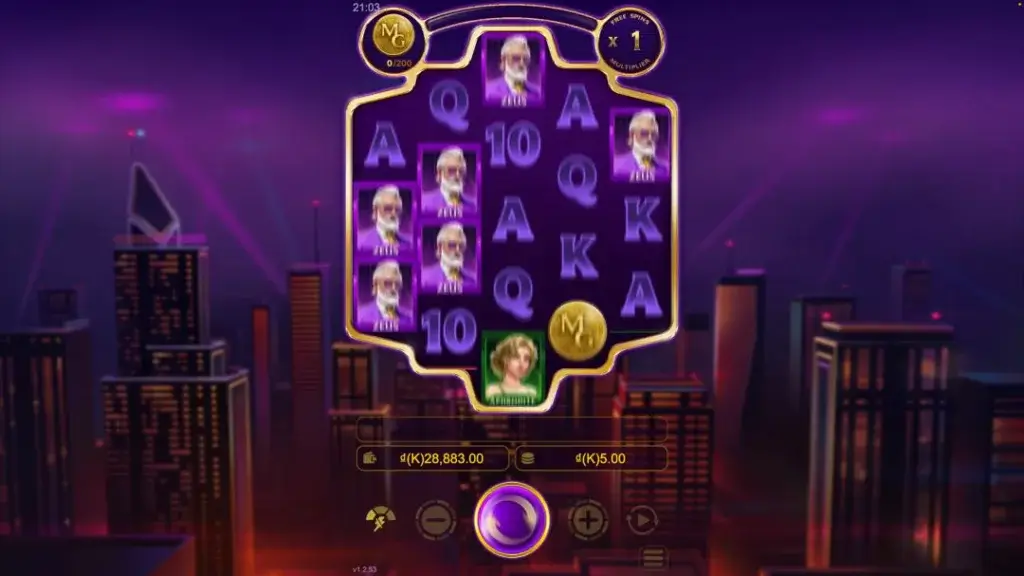 Ảnh giao diện chính game Modern Gods (slot JDB) chơi tại LC79