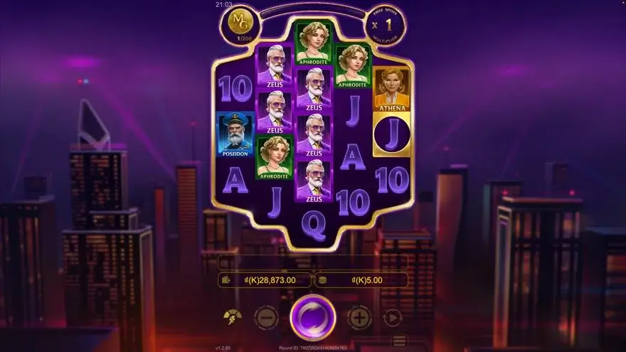 Ảnh bảng biểu tượng & tính năng game Modern Gods (slot JDB) chơi tại LC79