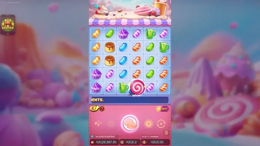 Ảnh màn hình gameplay game Pop Pop Candy 1000 (slot JDB) chơi tại LC79