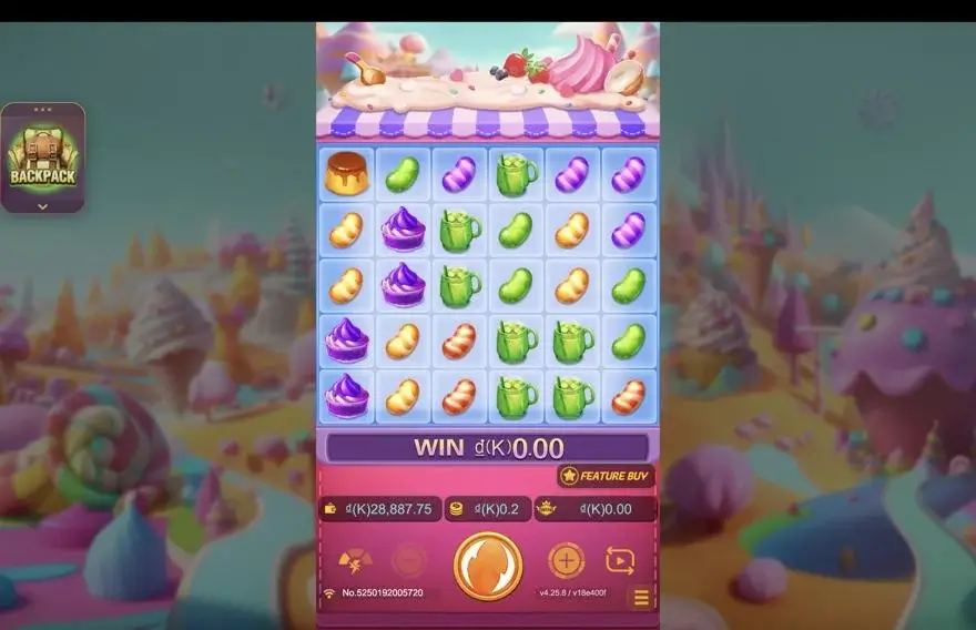 Ảnh màn hình gameplay game Pop Pop Candy (slot JDB) chơi tại LC79