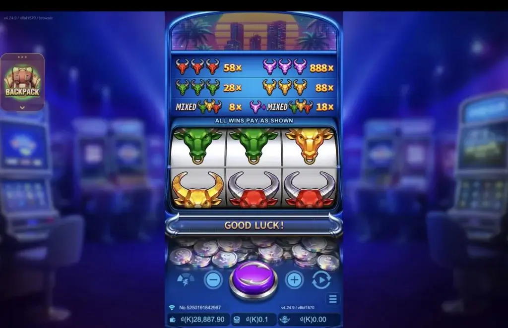 Ảnh giao diện chính game Super Niubi Deluxe (slot JDB) chơi tại LC79