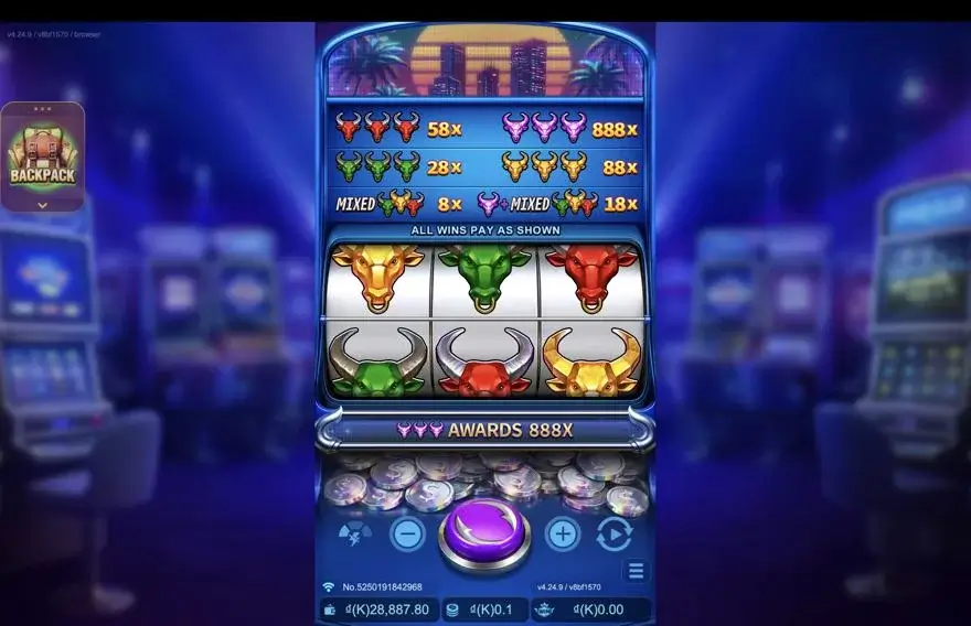 Ảnh màn hình gameplay game Super Niubi Deluxe (slot JDB) chơi tại LC79