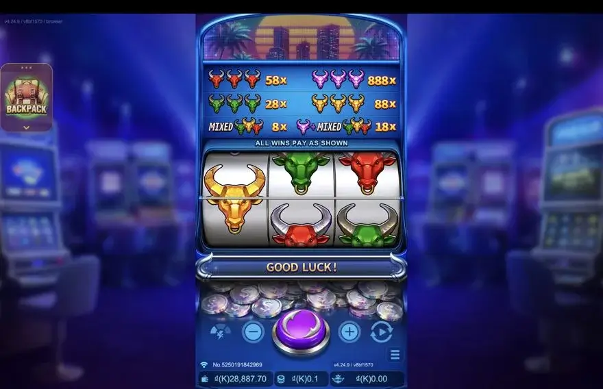 Ảnh bảng biểu tượng & tính năng game Super Niubi Deluxe (slot JDB) chơi tại LC79