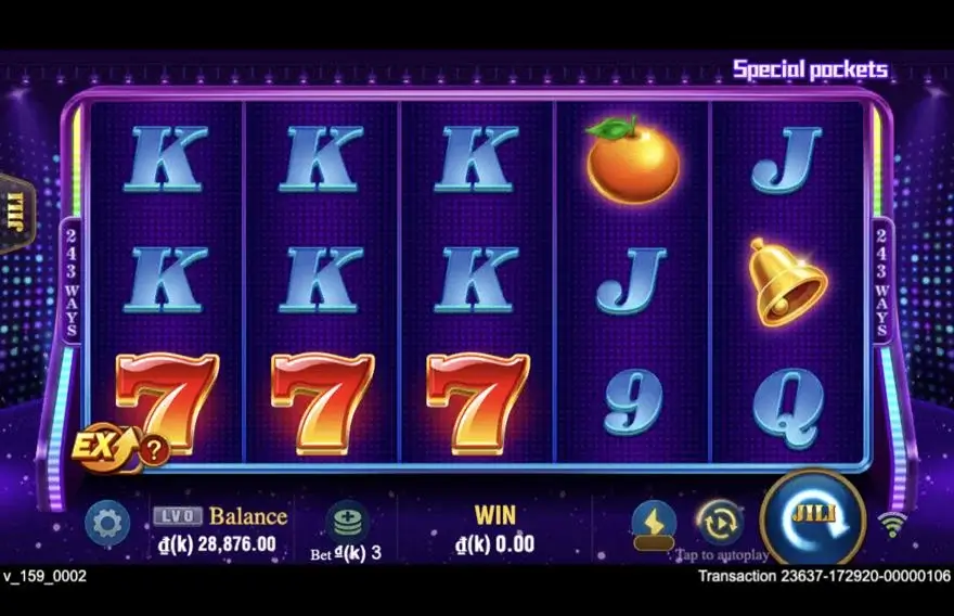 Ảnh màn hình gameplay game TWIN WINS (slot JILI) chơi tại LC79