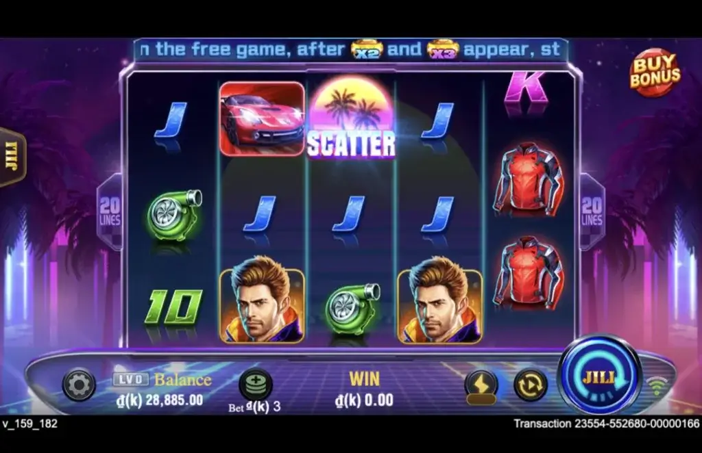 Ảnh giao diện chính game cách chơi wild racer lc79 (slot) chơi tại LC79