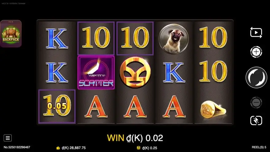 Ảnh màn hình gameplay game Kingsman (slot JDB) chơi tại LC79