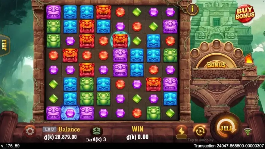 Ảnh bảng biểu tượng & tính năng game Treasure Quest (slot JILI) chơi tại LC79