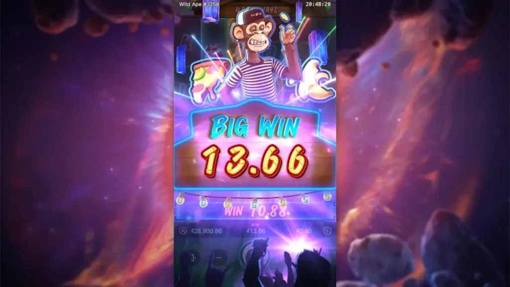 Ảnh giao diện chính game Wild Ape #3258 (slot PG) chơi tại LC79