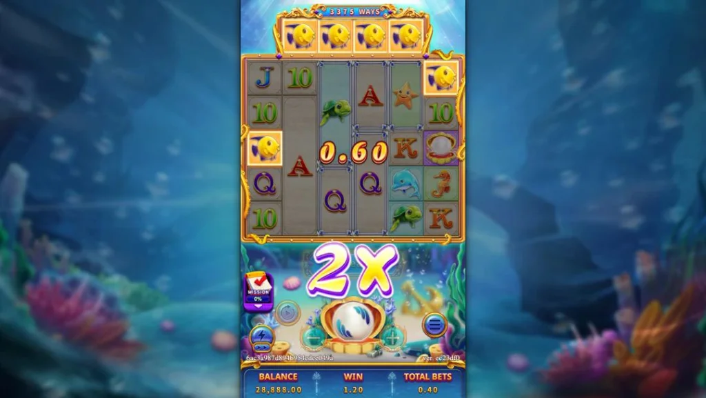 Ảnh giao diện chính game GRAND BLUE (slot FC) chơi tại LC79