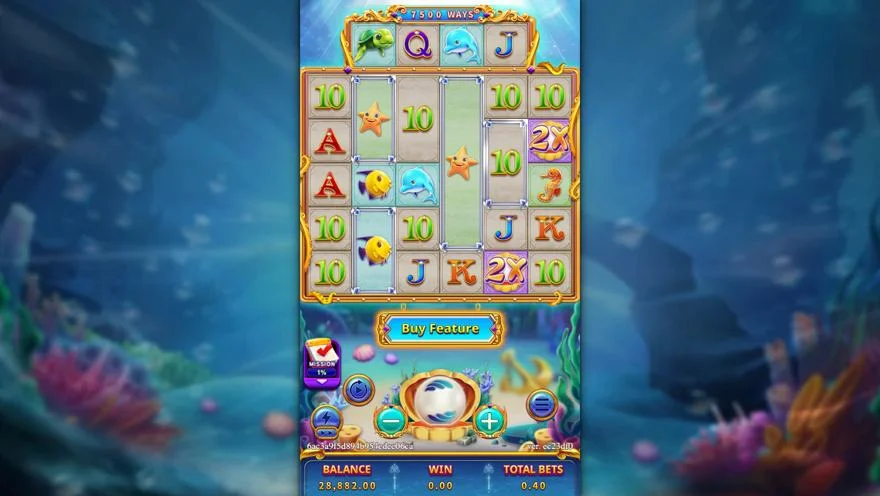 Ảnh bảng biểu tượng & tính năng game GRAND BLUE (slot FC) chơi tại LC79