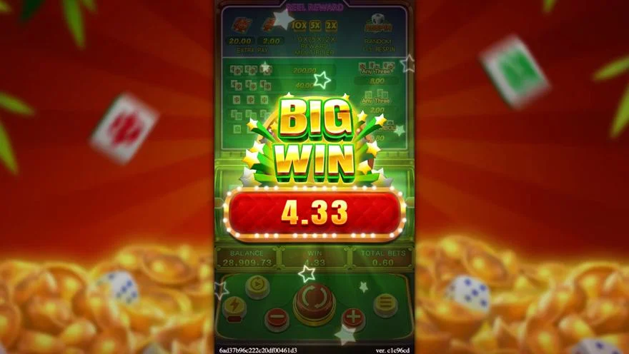 Ảnh màn hình gameplay game PONG PONG HU (slot FC) chơi tại LC79