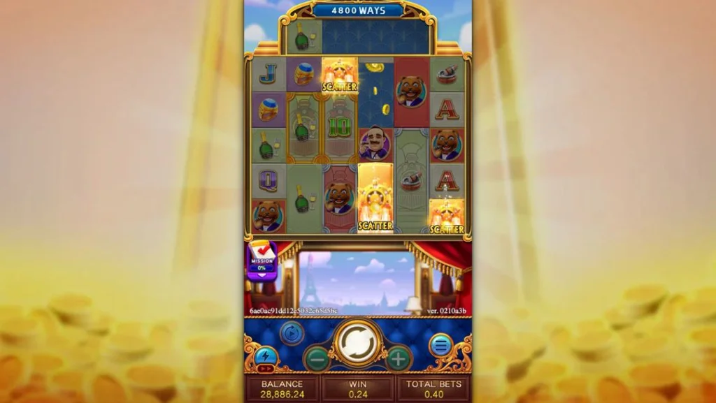 Ảnh giao diện chính game RICH MAN (slot FC) chơi tại LC79