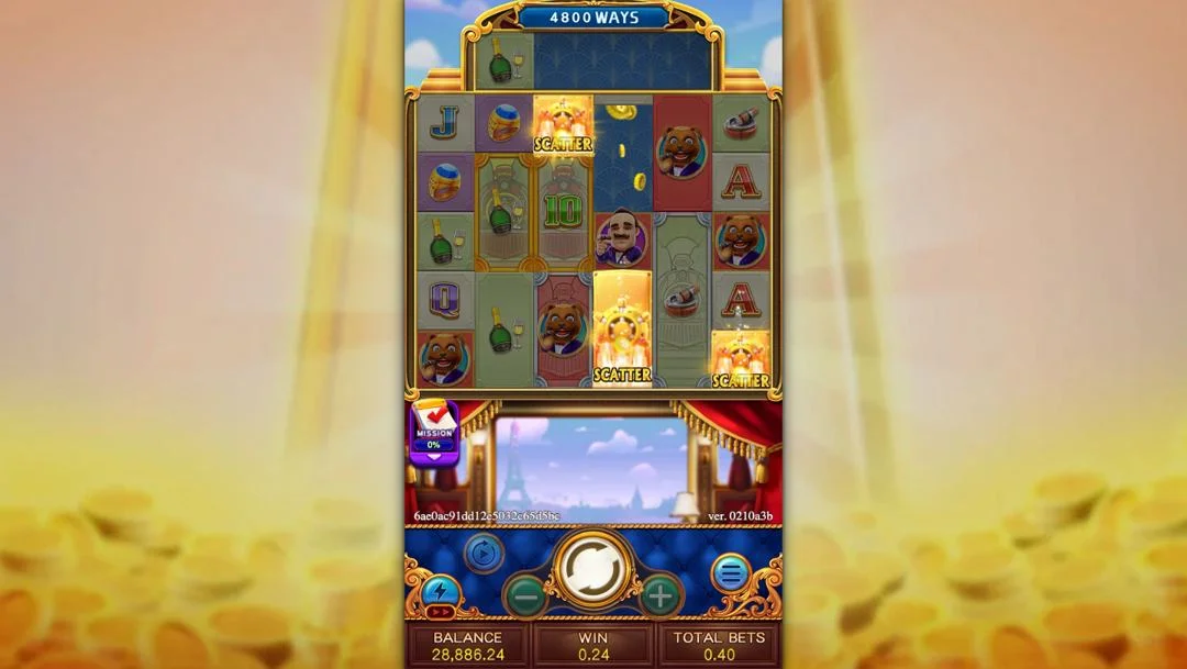 Ảnh giao diện chính game RICH MAN (slot FC) chơi tại LC79
