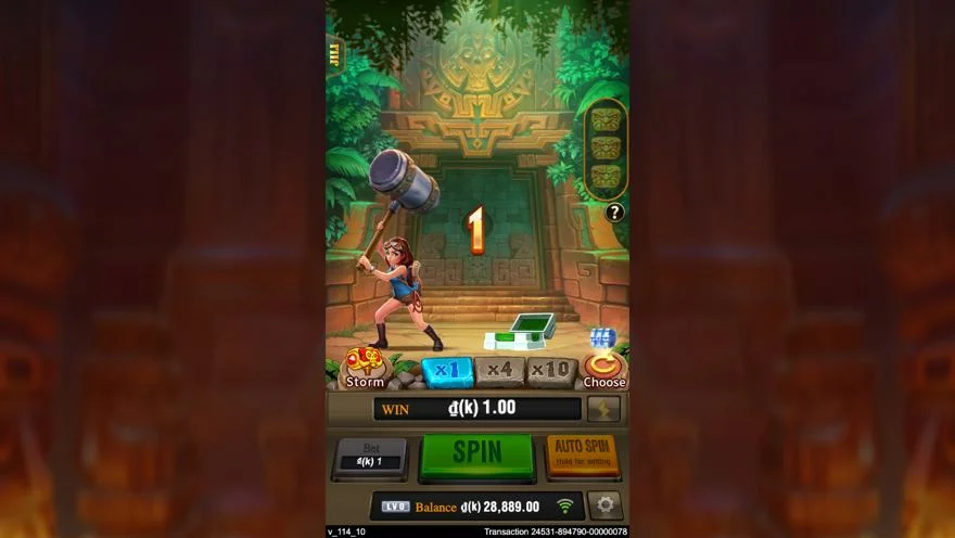 Ảnh bảng biểu tượng & tính năng game Secret Treasure (slot JILI) chơi tại LC79