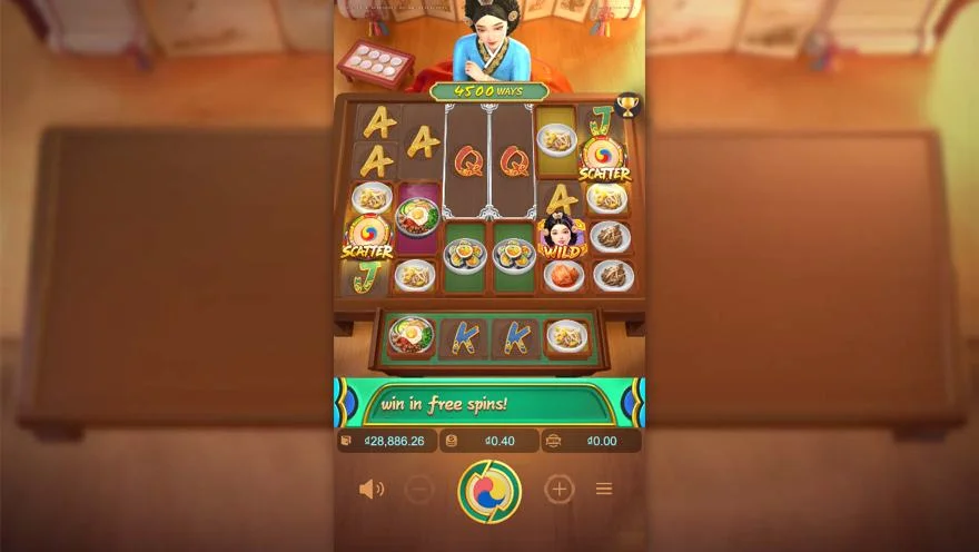 Ảnh bảng biểu tượng & tính năng game The Queen's Banquet (slot PG) chơi tại LC79